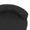 vidaXL Ergonomic Dog Bed Mattress 75x53 cm Linen Look Black