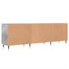 vidaXL TV Cabinet Concrete Grey 150x30x50 cm Engineered Wood