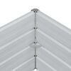 vidaXL Garden Raised Bed Light Brown 400 x 80 x 45 cm Galvanised Steel