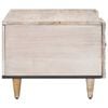 vidaXL Coffee Table White 100 x 54 x 40 cm Solid Mango Wood