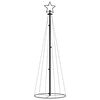 vidaXL Christmas Cone Tree Cold White 108 LEDs 70x180 cm