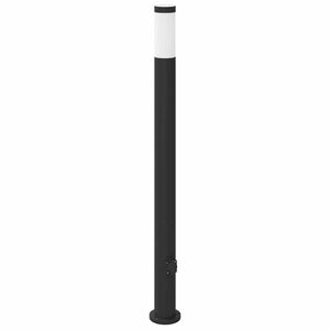 vidaXL Bollard Light with Outlet 110 cm Stainless Steel IP44