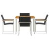 vidaXL Garden Dining Set 5 pcs Brown Solid Acacia Wood