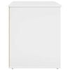 vidaXL Cat House Gloss White 53 x 52 x 62 cm Engineered Wood