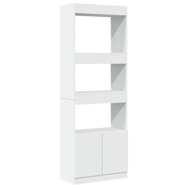 vidaXL Highboard&nbsp;White 63x33x180 cm Engineered Wood