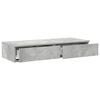 vidaXL Bed Drawers Concrete Grey 100 x 36.5 x 16.5 cm Engineered Wood