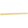 vidaXL Replacement Fabric for Awning Valance Yellow and White Stripe 4 m