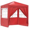vidaXL Party Tent Red 200 x 200 x 240 cm PE and Steel