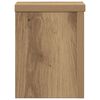 vidaXL Plant Stands 2 pcs Artisan Oak 15x15x20 cm Engineered Wood