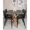 Venture Home Dining Chairs 2 pcs Polar Leather-look Black