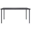 vidaXL 9 Piece Outdoor Dining Set Steel