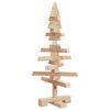 vidaXL Wooden Christmas Tree for Decoration 60 cm Solid Wood Pine