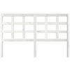 vidaXL Bed Headboard White 156x4x100 cm Solid Wood Pine