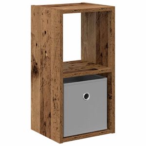 vidaXL Bedside Table Old Wood 25.5 x 22 x 49.5 cm Engineered Wood