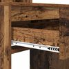 vidaXL Bedroom Dressing Tables with Drawer Old Wood 80 x 39.6 x 135 cm