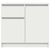 vidaXL Sideboard with Drawer White 71x35x65 cm Engineered Wood