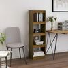 vidaXL Book Cabinet Room Divider Honey Brown 40x30x135.5 cm Pinewood