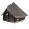 vidaXL Tipi Tent with Roof Brown Grey 250 x 250 cm Polyester and Steel