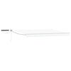 vidaXL Electric Retractable Awning White 4 x 3 m