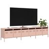 vidaXL TV Cabinet Pink 202x39x43.5 cm Cold-rolled Steel
