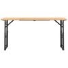 vidaXL Folding Beer Table 170x50x75/105 cm Solid Wood Fir