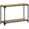 vidaXL Console Table | Multicoloured | Solid Reclaimed Wood, Powder-Coated Steel