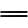 vidaXL Self-adhesive Door Brush Seals 2 pcs 100 cm Aluminium Alloy