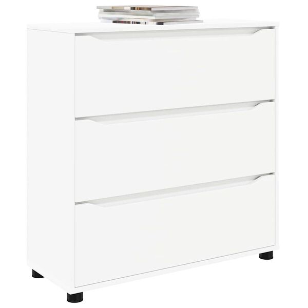 vidaXL Storage Cabinet White 80 x 31 x 81 cm Engineered Wood