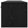 vidaXL Wall-Mounted Cabinet Wall-mounted Black Oak 100 x 36.5 x 35 cm