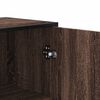 vidaXL Highboard Brown Oak 68x35x139 cm Engineered Wood