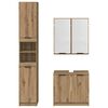 vidaXL Bathroom Cabinet Set 3 pcs Artisan Oak Engineered Wood