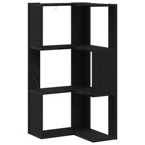 vidaXL Bookcase Black Oak 50 x 50 x102 cm