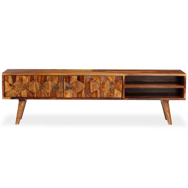 vidaXL TV Cabinet Solid Acacia Wood 140x30x40 cm
