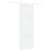 vidaXL Sliding Door ORKDAL 83 x 232 cm Solid Pine Wood White