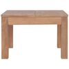 vidaXL Coffee Table Solid Teak Wood with Natural Finish 60x60x40 cm
