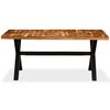 vidaXL Dining Table Solid Acacia and Mango Wood 180x90x76 cm