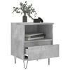 vidaXL Bedside Cabinet Concrete Grey 40x35x50 cm Engineered Wood