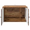 vidaXL Cat House Old Wood 85 x 55 x 50 cm Engineered Wood