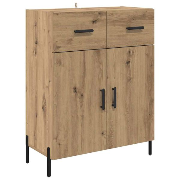 vidaXL Sideboard Artisan Oak 69.5 x 34 x 90 cm Engineered Wood