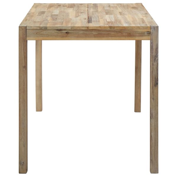 vidaXL Dining Table 120x70x75 cm Solid Acacia Wood