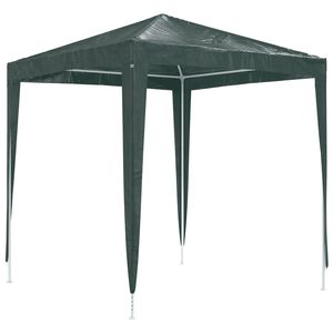 vidaXL Party Tent | Green | PE (polyethylene) canopy, steel frame | 2x2 meters