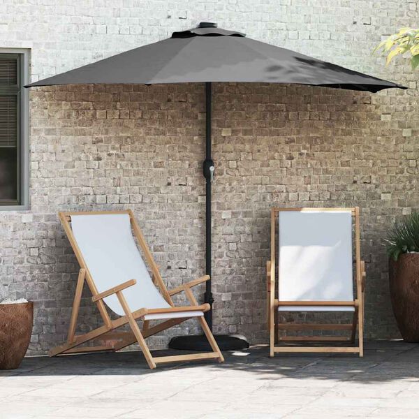 vidaXL Garden Parasol Anthracite 294 x 150 x 224 cm