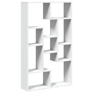 vidaXL Bookcase White 72x20x120,5 cm Engineered Wood