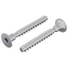 vidaXL Screw 2 pcs Zinc-coated 5 x 40 mm Iron