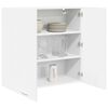 vidaXL Hanging Cabinet with Door White 80 x 31 x 80 cm Engineered Wood