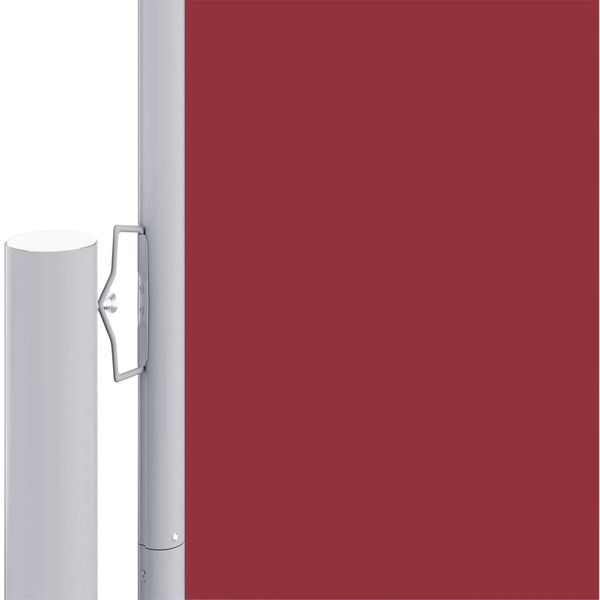vidaXL Retractable Side Awning Red 200x1200 cm