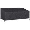 vidaXL Garden Bench Cover Black 220 x 100 x 89 cm 210D oxford fabric