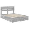 vidaXL Bed Frame with Drawer with Headboard Manual Engineered Wood