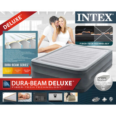 Intex Airbed Dura-Beam Deluxe Comfort Plush Queen 56 cm
