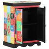 vidaXL Console Table with Shelf with Door Multicolour 50 x 30 x 70 cm